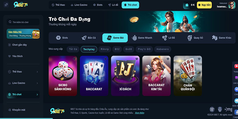 Game Bài 9bet