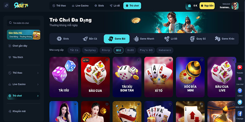 Game Bài 9bet