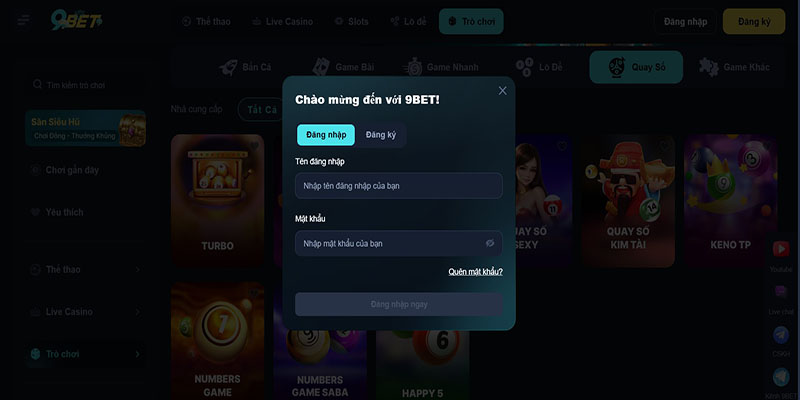 Lỗi Đăng Nhập 9Bet Và Cách Khắc Phục