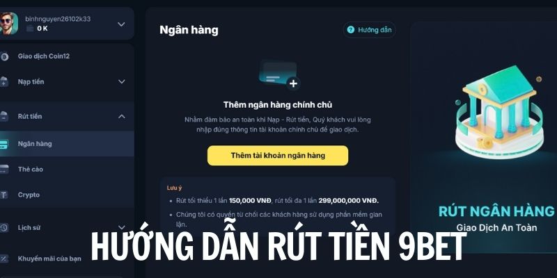 Rút Tiền 9Bet